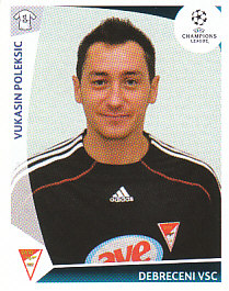 Vukasin Poleksic Debreceni VSC samolepka UEFA Champions League 2009/10 #329